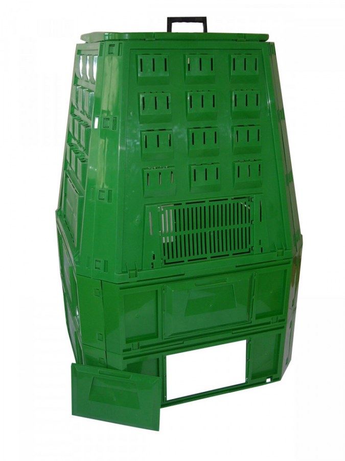 Kompostér 850 l černý IKEV850C - Zednické nářadí, zahrada, nádoby Přepravky, bedny, popelnice