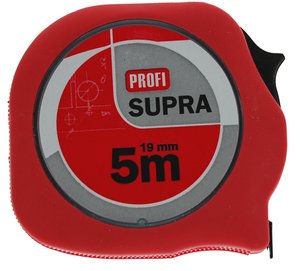 Metr svinovací new SUPRA PROFI 5 m/19 mm EECII (balení 12 ks) - Nářadí ruční a elektrické, měřidla Měřidla Metry svinovací
