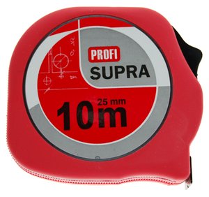 Metr svinovací new SUPRA PROFI 10 m/25 mm EECII - Nářadí ruční a elektrické, měřidla Měřidla Metry svinovací