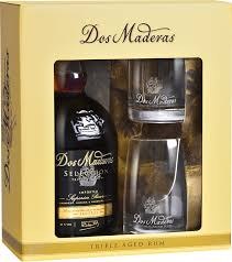 Dos MADERAS SELECCION 0,7 l, 42% + skleničky - Whisky, destiláty, likéry Rum