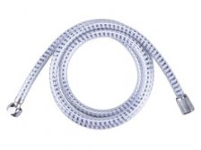 Hadice sprchová, stříbrný pruh, 180 cm, PVC