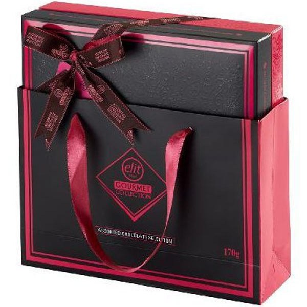 Bonboniéra Gourmet Collection růžová 170 g - Delikatesy, dárky Čokolády, bonbony, sladkosti