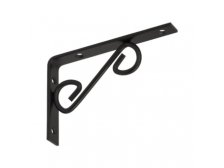 Konzole dekorativní jednoduchá WOP 150 C 150 x 100 mm černá (balení 10 ks)