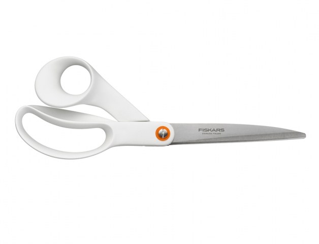 Nůžky univerzální 24 cm 1020414 bílé Fiskars - Vybavení pro dům a domácnost Nůžky Nůžky na papír, univerzální