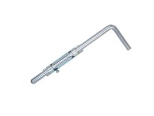 Zástrč vratová 300 mm, průměr 16 mm bílý zinek