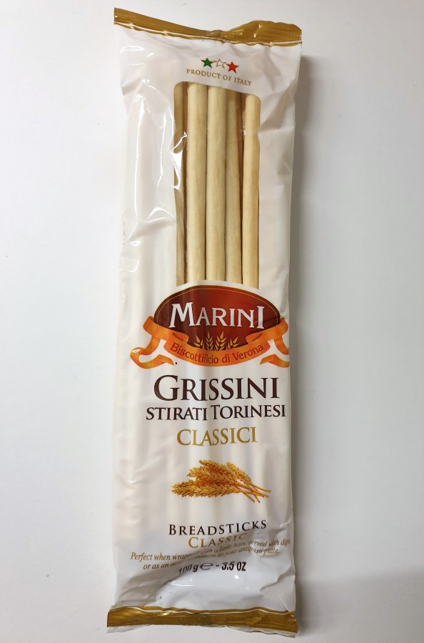 Tyčinky klasické GRISSINY 100 g Marini Tyčinky klasické GRISSINY 100 g Marini - Delikatesy, dárky Delikatesy
