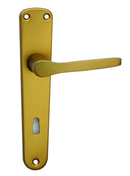 Kování interiérové MONET klika/klika 90 mm klíč bronzový elox F4 - Kliky, okenní a dveřní kování, panty Kování dveřní Kování dveřní mezip. hliník, bez PÚ