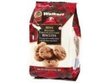 Walkers mini-sušenky čokoládové s kousky čokolády 25 g