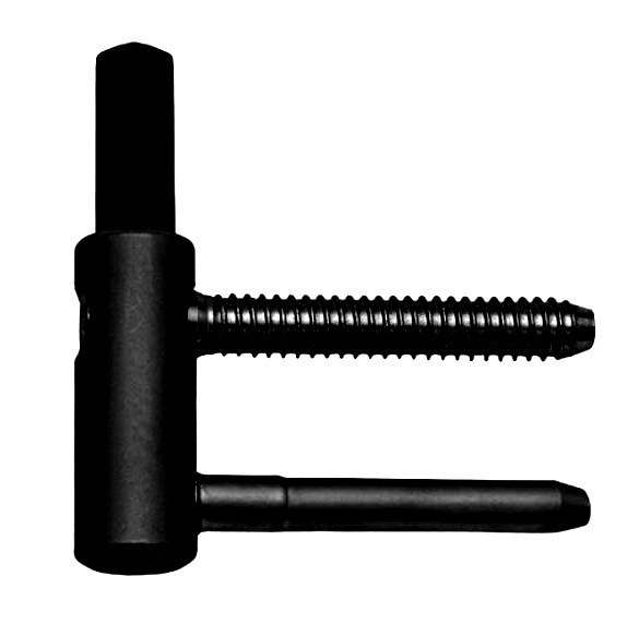 Závěs dveřní 80/10 SD 8 x 50 TR PH spodní díl, pravo-levý, zinek, lak černý RAL9005 Závěs dveřní 80/10 SD 8 x 50 TR PH spodní díl, pravo-levý, zinek, lak černý RAL9005