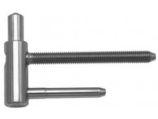 Závěs dveřní TRIO 15 SD M8x80 spodní díl, pravo-levý, zinek, černý lak 9005 (balení 50 ks)
