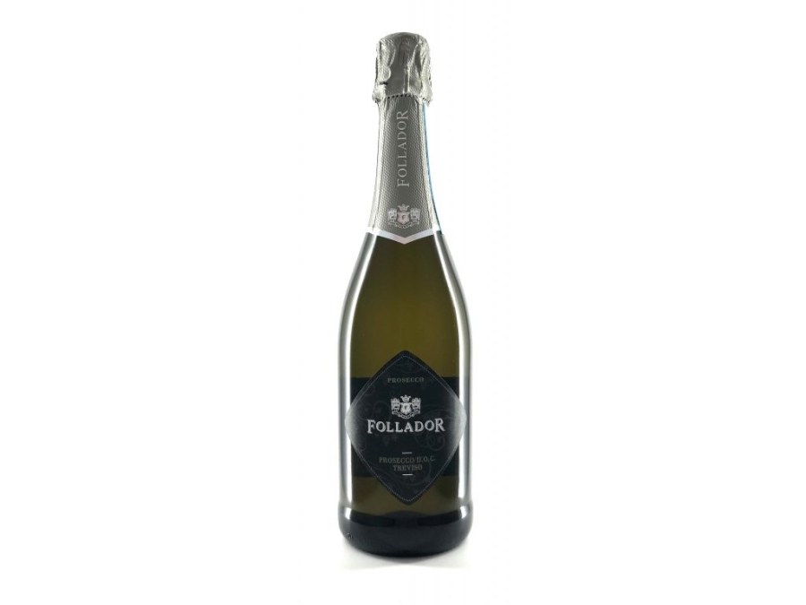 Víno Prosecco Valdobbiadene 2020 DOCG Extra Brut Narure"Follador" 0,75 l č. š. L20281 alk.11,5 % - Vína šumivá Bílé
