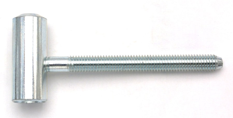 Závěs dveřní 80/12 VD M8 x 80 vrchní díl, pravo-levý, zinek modrý, protipožární - Kliky, okenní a dveřní kování, panty Závěsy (panty) Závěsy dveřní