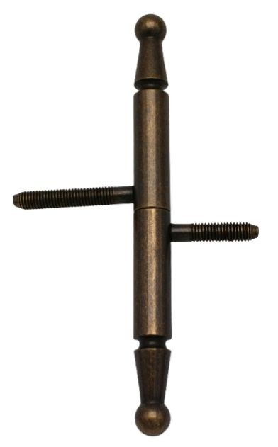 Závěs dveřní 15 x 100 UR01 kompletní závěs, pravo-levý, stará mosaz Závěs dveřní 15 x 100 UR01 kompletní závěs, pravo-levý, stará mosaz - Kliky, okenní a dveřní kování, panty Závěsy (panty) Závěsy dveřní