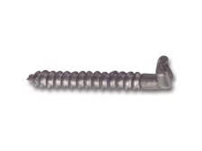 Vrut, hák se závitem do dřeva a zářezem 6 x 48 mm, pozink modrý