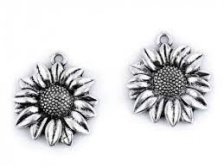 Přívěsek Slunečnice 23 x 27 mm