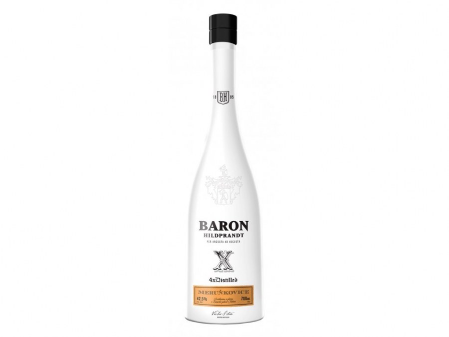 Baron Hildprandt meruňkovice 42,5 % 0,70 l - Whisky, destiláty, likéry Pálenka