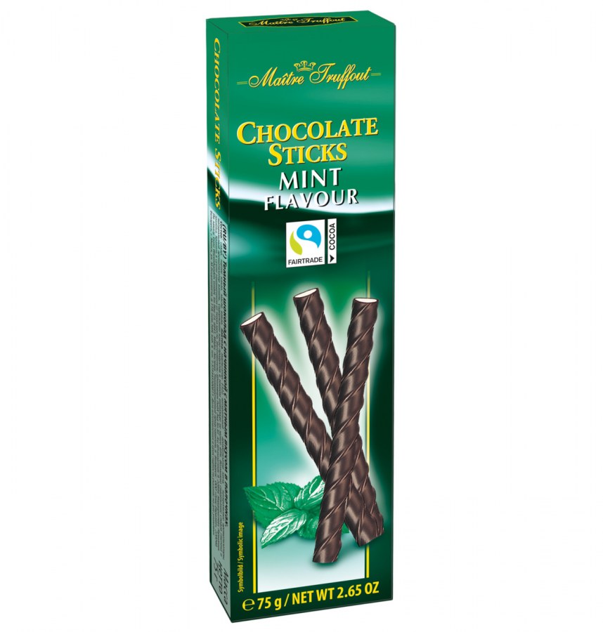 Tyčinky - hořká čokoláda mentol 75 g  ( CI11577 )