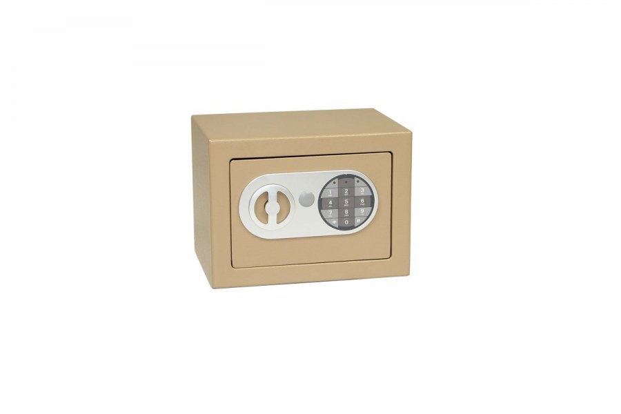 Sejf ocelový s elektronickým zámkem RS.17.EDN.H, hnědý (RJ08490035) Sejf ocelový s elektronickým zámkem RS.17.EDN.H, hnědý (RJ08490035) - Vybavení pro dům a domácnost Schránky, pokladny, skříňky Pokladny, trezory