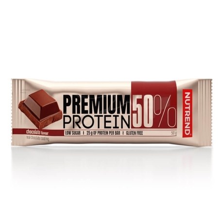 Tyčinka proteinová čokoláda, 50 g PREMIUM PROTEIN 50 BAR - Delikatesy, dárky Delikatesy