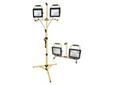 Reflektor LED, 2x2400 lm, se stojanem 168 cm