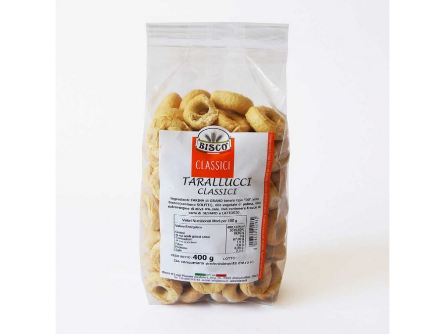 TARALLINI, preclíky - kroužky, cibulové 250 g - Delikatesy, dárky Delikatesy