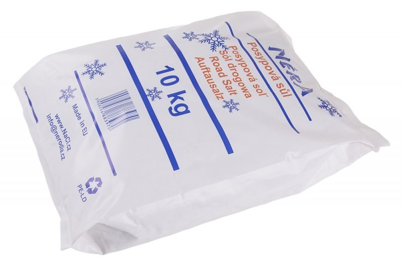 Sůl posypová 10 kg - Pomůcky ochranné a úklidové Pomůcky úklidové Pomůcky úklidové - ostatní