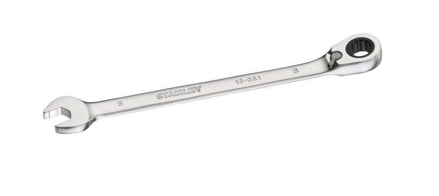 Klíč ráčnový s přepínací páčkou 8 mm Anti-Slip, STANLEY