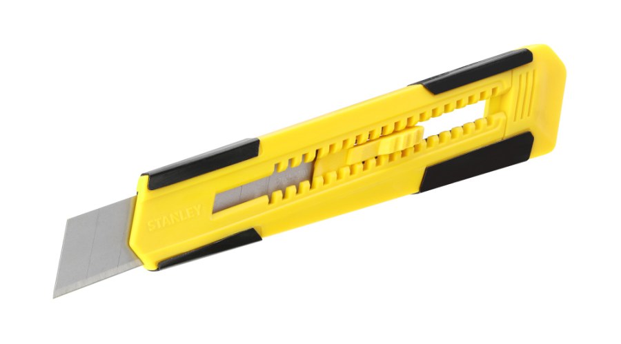 Nůž odlamovací čepele 18 mm, plast/kov - Vybavení pro dům a domácnost Nože Nože odlamovací, břity