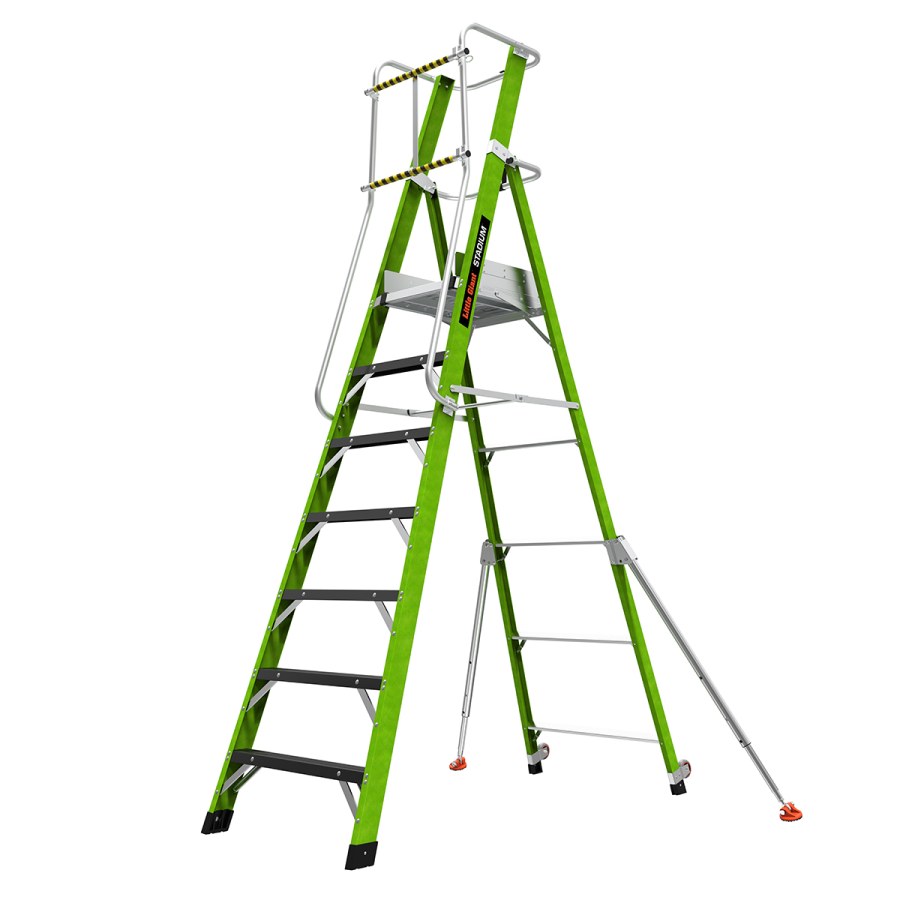 Žebřík plošinový, Stadium Ladder 7 Step, FG 150KG - Žebříky, manipul.technika, kolečka Žebříky Žebříky Little Giant Plošinové