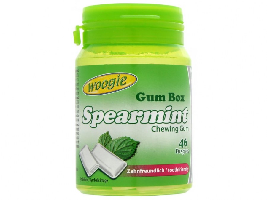 Žvýkačka Spearmint 64, 4 g v dóze - Delikatesy, dárky Čokolády, bonbony, sladkosti
