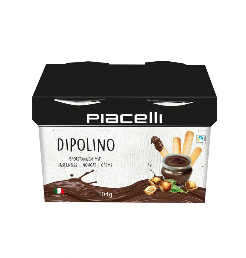 Tyčinky s nugátovou náplní Dipolino 2 x 52 g - Delikatesy, dárky Čokolády, bonbony, sladkosti