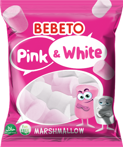 Marshmallow Pink 60g Bebeto - Delikatesy, dárky Čokolády, bonbony, sladkosti