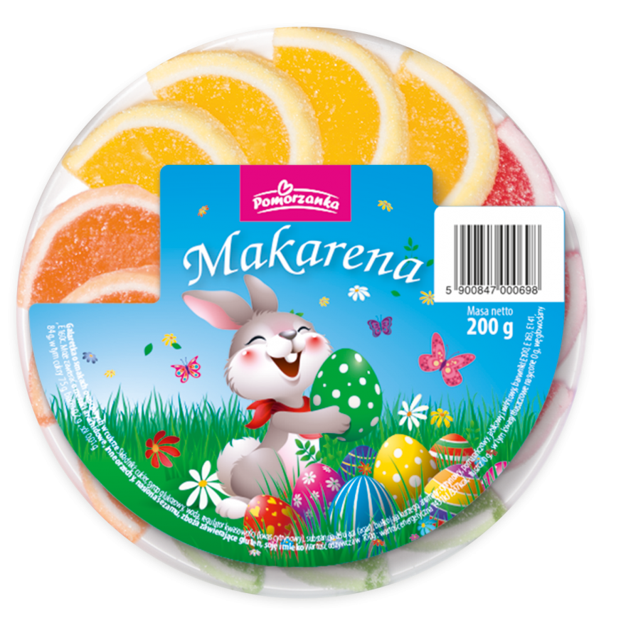 Želé ovocné Makarena mix 200 g - Delikatesy, dárky Čokolády, bonbony, sladkosti