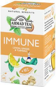 Čaj AHMAD Immune, zázvor + citrusy 30g - Delikatesy, dárky Káva, čaj, nealkoholické nápoje