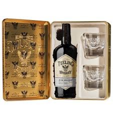 Teeling Small Batch Cask Finish 2 skleničky Gift Box Black-Gold Whiskey - Whisky, destiláty, likéry Whisky