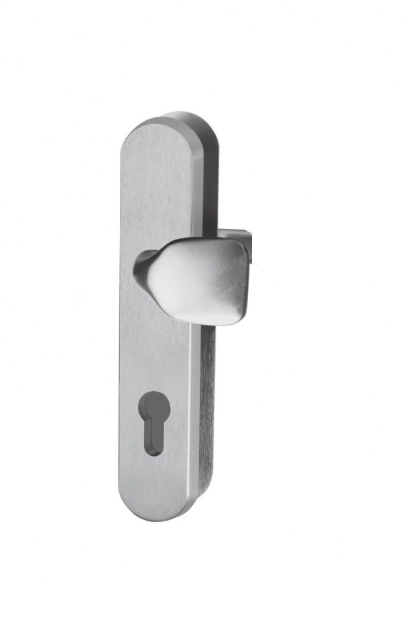 Kování bezpečnostní R.101.PZ.72.F9.TB3 madlo/madlo 72 mm vložka imitace nerezu bez překrytí - Kliky, okenní a dveřní kování, panty Kování dveřní Kování dveřní bezpečnostní