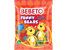 Funny Bears želé 80 g BEBETO