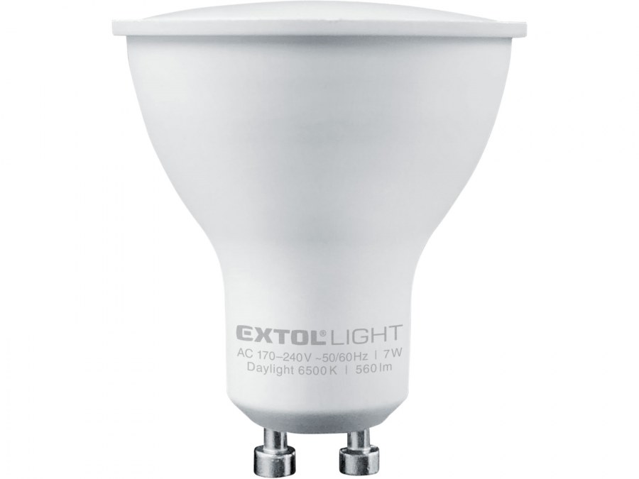 Žárovka LED reflektorová 560lm 7W GU10 denní bílá - Vybavení pro dům a domácnost Svítilny, žárovky, elektrické přísl.