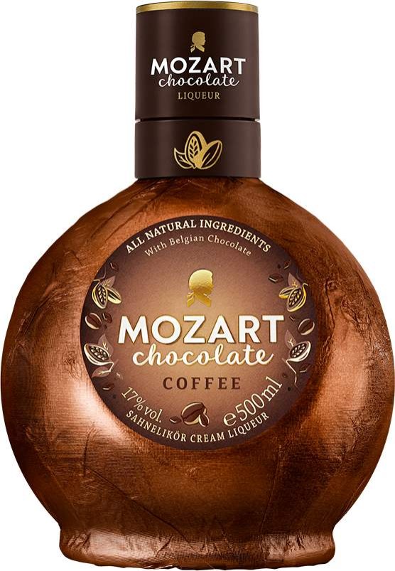 Likér Mozart chocolate cream COFFEE 17 %, 500 ml - Whisky, destiláty, likéry Likér