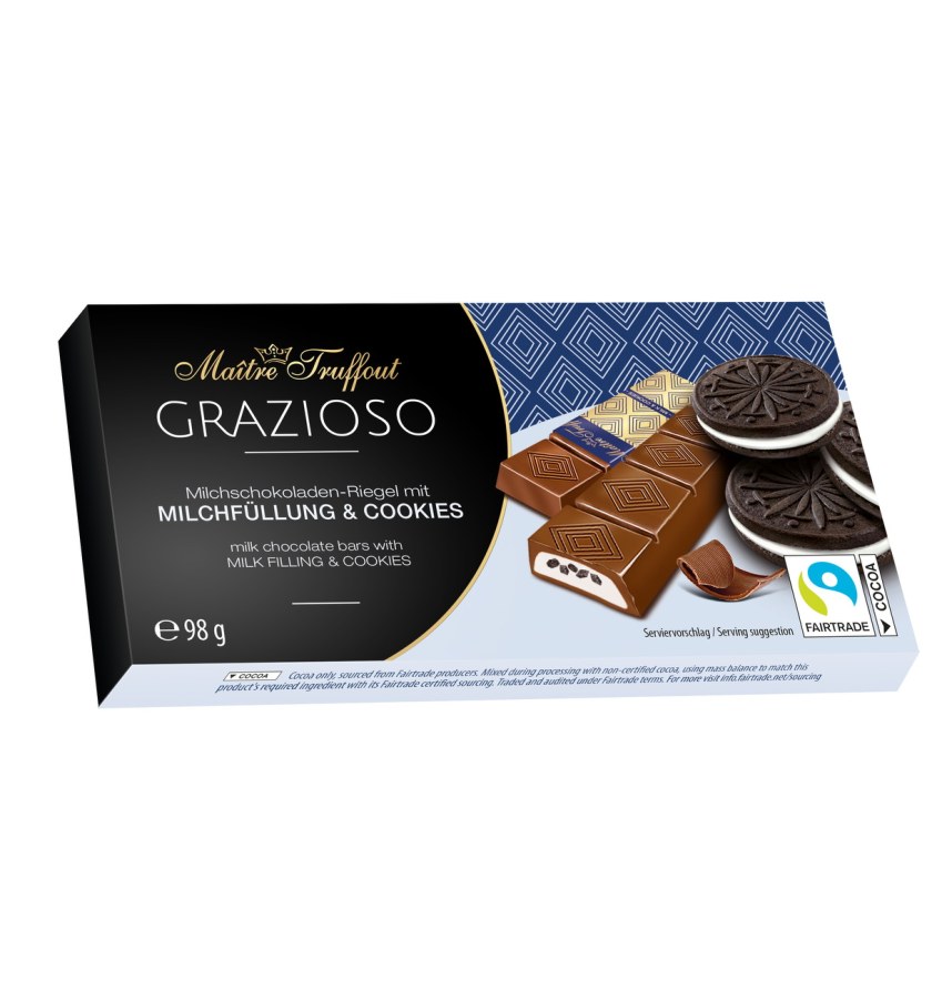 Čokoláda mléčná Grazioso 100 g - Delikatesy, dárky Čokolády, bonbony, sladkosti