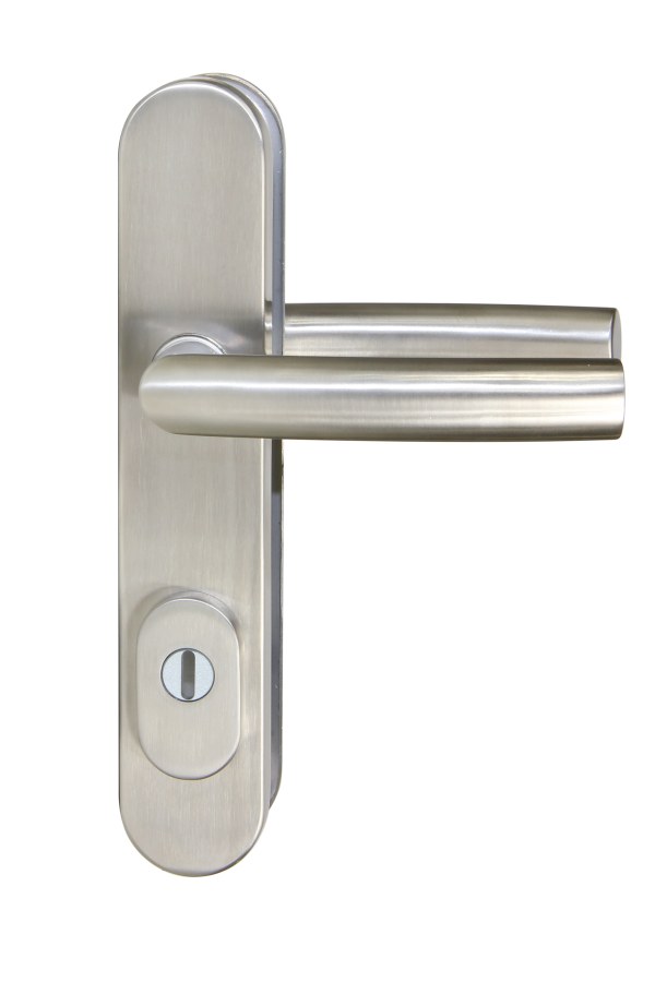 Kování bezpečnostní R.711.ZB.90.N.TB4 klika/klika 90 mm vložka nerez matná N s překrytím - Kliky, okenní a dveřní kování, panty Kování dveřní Kování dveřní bezpečnostní