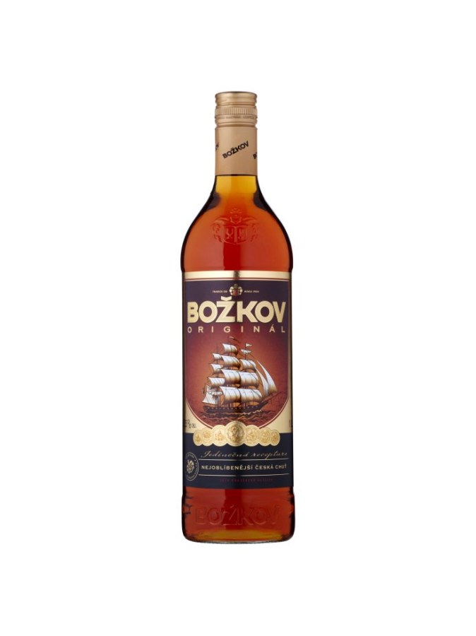 Rum tuzemský Božkov originál 37,5% 1 l - Whisky, destiláty, likéry Rum