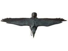Plašič ptáků, vrána letící 80 x 11 x 45 cm