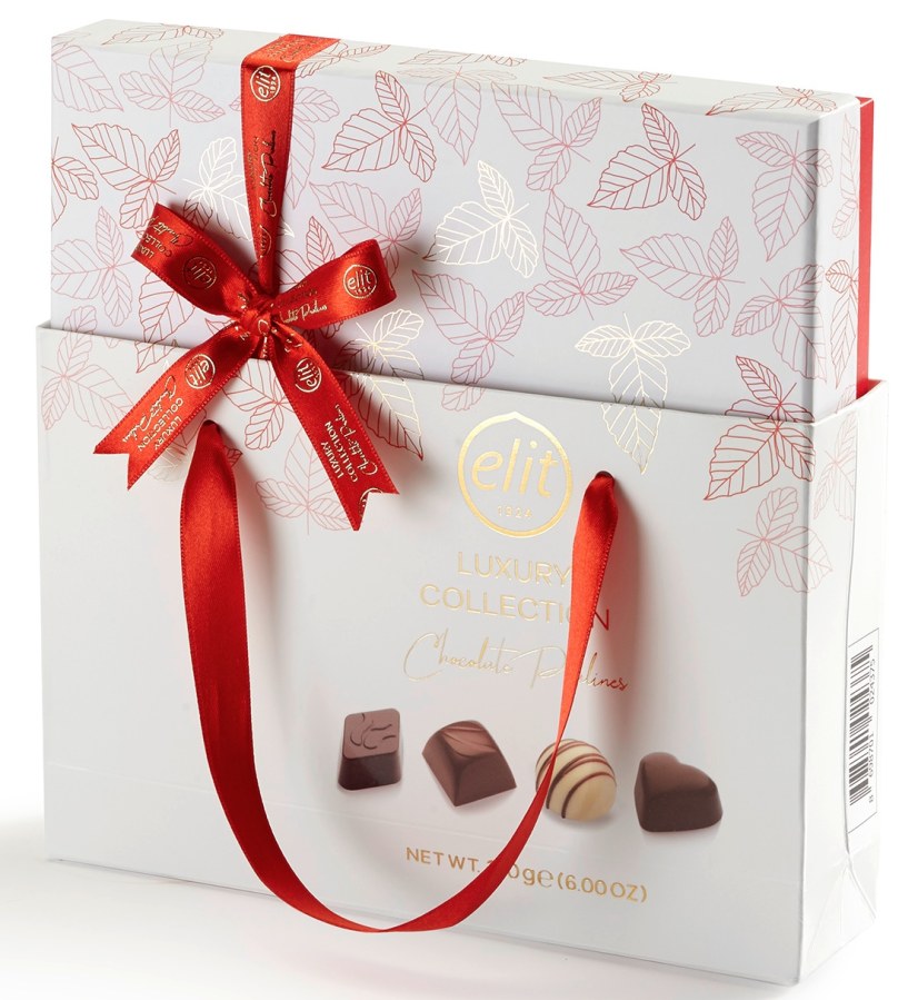 Bonboniéra Luxury Collection červená 170 g - Delikatesy, dárky Čokolády, bonbony, sladkosti