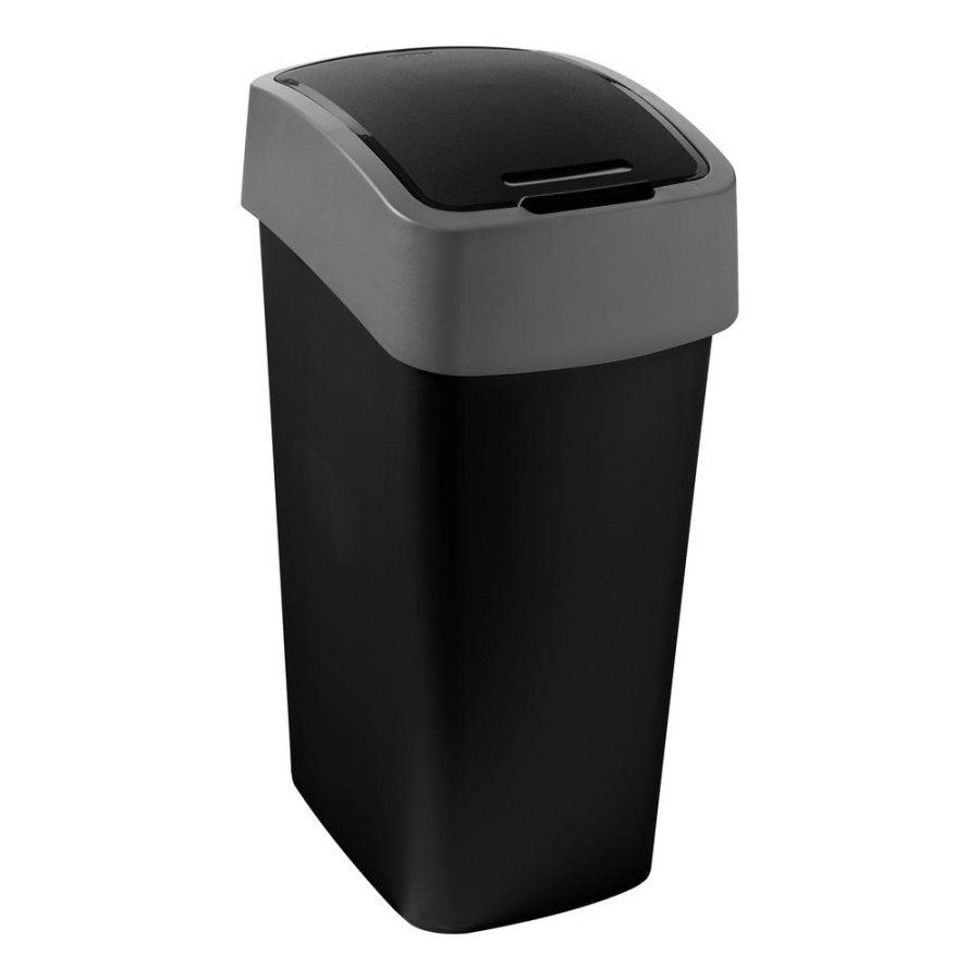 Koš odpadkový FLIPBIN 45 l černý - Vybavení pro dům a domácnost Koše odpadkové, na prádlo, nákupní