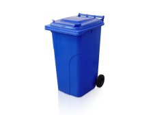 Nádoba plastová - popelnice 240 l modrá