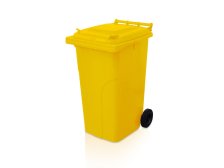 Nádoba plastová - popelnice 240 l žlutá