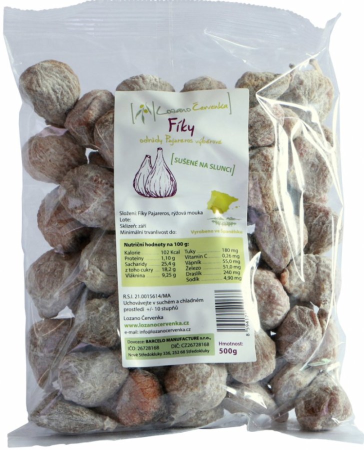 Fíky sušené 500 g Fíky sušené 500 g - Delikatesy, dárky Delikatesy