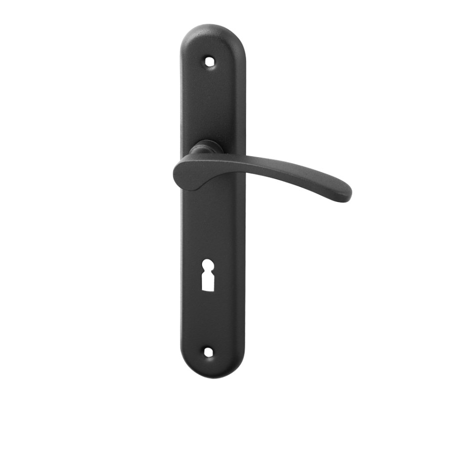 Kování interiérové VIOLA klika/klika 72 mm klíč grafit AL Kování interiérové VIOLA klika/klika 72 mm klíč grafit AL - Kliky, okenní a dveřní kování, panty Kování dveřní Kování dveřní mezip. hliník, bez PÚ, F1, F4, F9