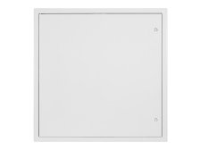 Dvířka revizní 800 x 800 mm kovová s přebalem bílá